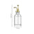 Transparent Glass Syrup Bottle Pump Dispenser