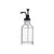 Transparent Glass Syrup Bottle Pump Dispenser