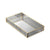 Rectangle Fluted Brass Glass Tray