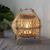 Zen Cross Weave Rattan Bamboo Table Lamp