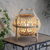 Zen Cross Weave Rattan Bamboo Table Lamp